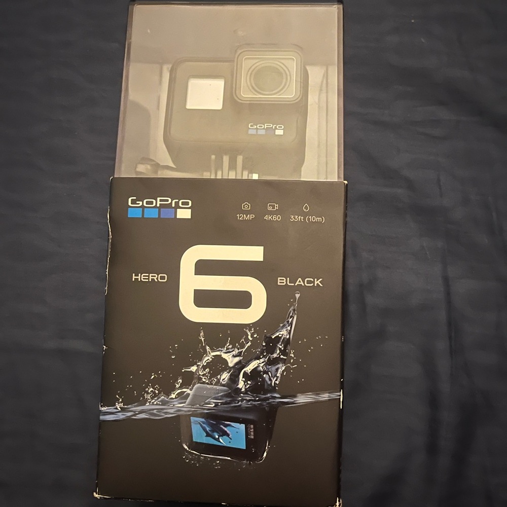 NIB GoPro Hero 6 camera -Black